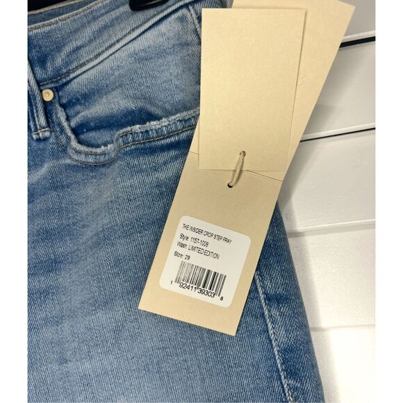 Mother Jeans The Insider Crop Step Fray Size 29 - Picture 6 of 7